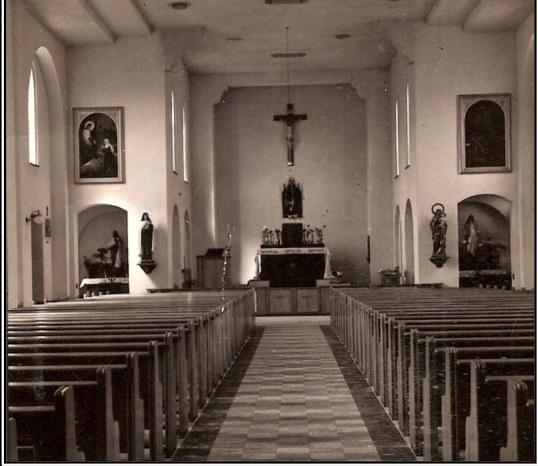 Herberts1 Interior of the Church at its Opening in 1957